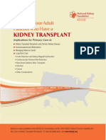 Kidney Transplant: Managing Your Adult Patients Who Have A