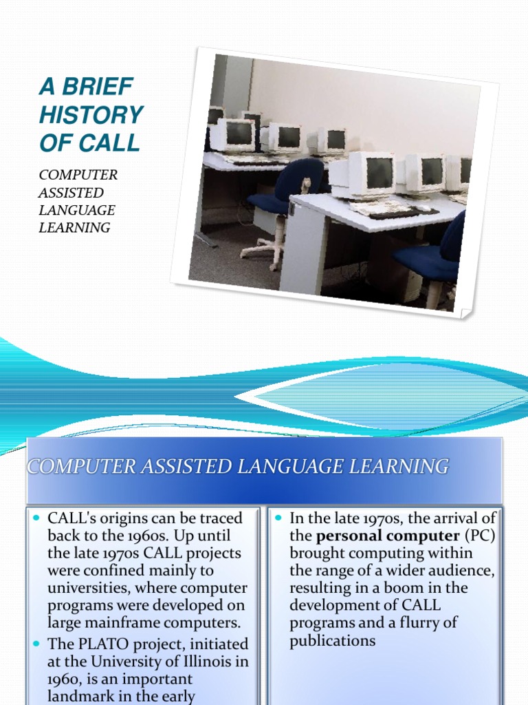 History of CALL in the 1960s | PDF