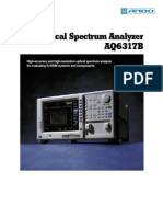 Ando AQ6317B - Optical Spectrum Analyzer PDF