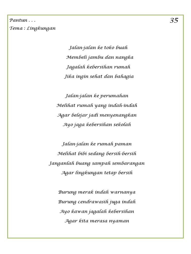 Tugas Bahasa Indonesia Pantun