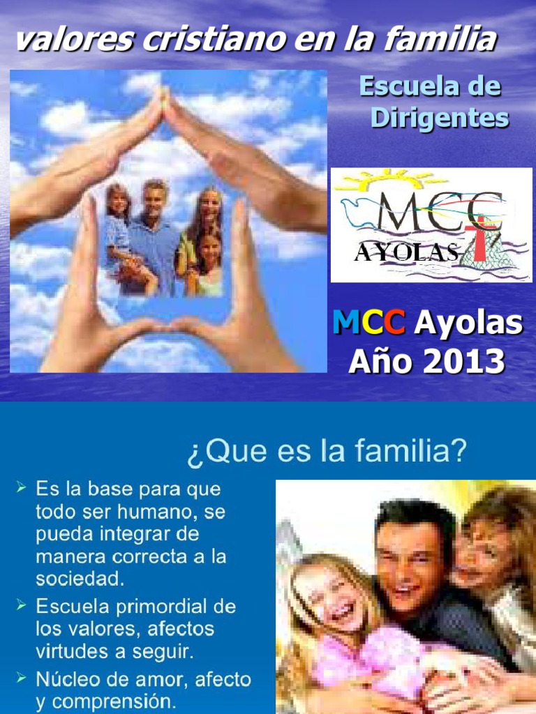 Valores Cristiano en La Familia | PDF | Familia | Matrimonio