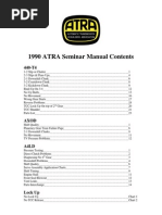 1990 ATRA Seminar Manual Contents