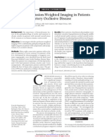 Patterns of Perfusion-Weighted Imaging in Patients With Carotid Artery Occlusive Disease