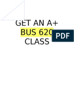 Get An A+ Bus 620 Class