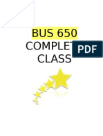 Bus 650 Complete Class