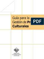 Guia para La Gestion Re Proyectos Culturales CONACULTA