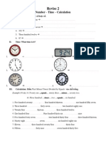 Revise Number - Time - Calculation