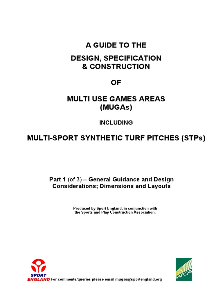 MUGA Design and Construction Guide | PDF | Sports | Nature
