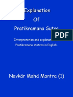 Interpretation and Explanation of Pratikramana Stotras in English