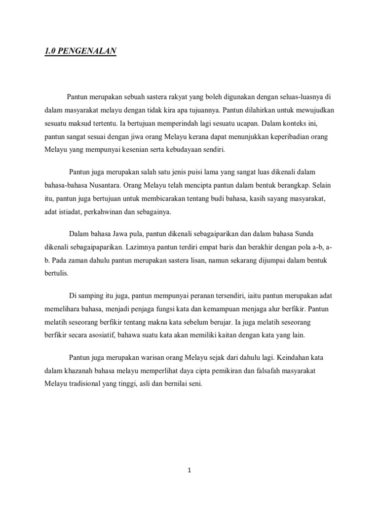 Definisi Pantun Pdf