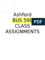 Ashford BUS 599 CLASS ASSIGNMENTS