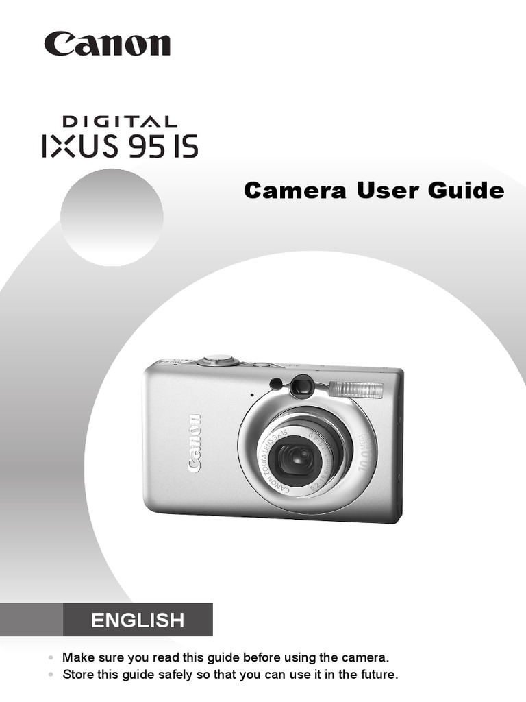 Canon Digital Ixus 95 Is Manual PDF PDF Flash (Photography