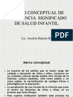 5.Marco Conceptual de La Infancia. Significado de Salud Infantil.