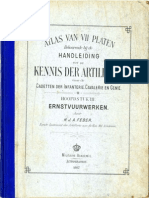 Atlas Van VII Platten Behoorende Bij de Handleiding Tot de Kennis Der Artillerie. 1897