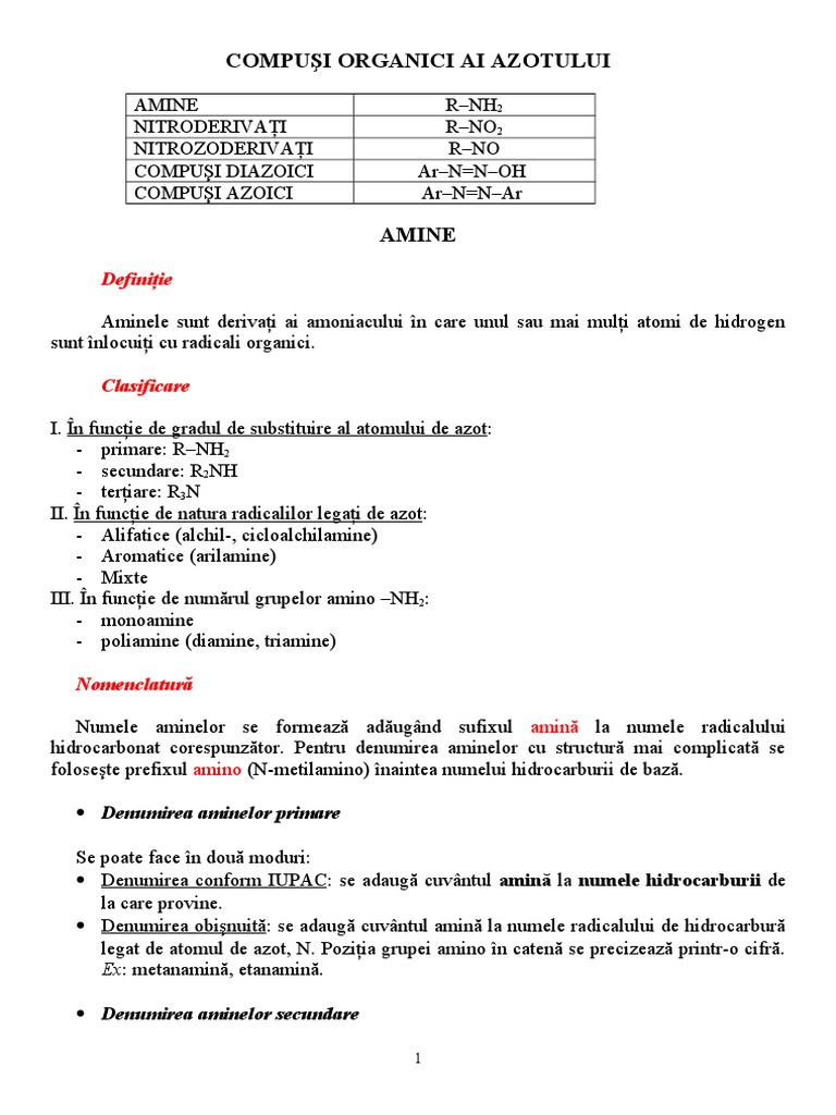 Compusi Cu Azot | PDF