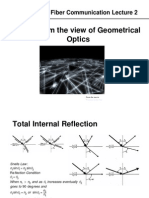 Fibers From The View of Geometrical Optics: EE 230: Optical Fiber Communication Lecture 2