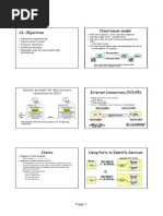 C6. Objectives Client/sever Model