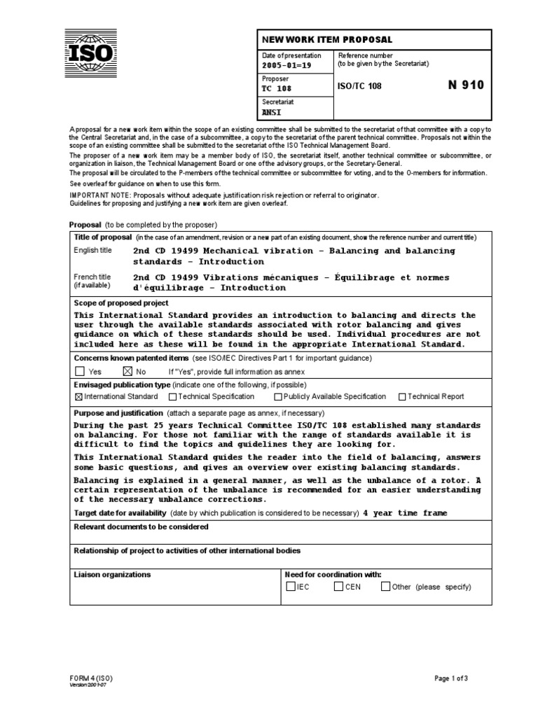 JSME Balancing and Balancing Standards-Introduction | PDF ...