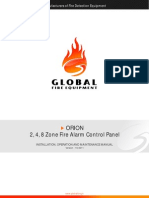 2, 4, 8 Zone Fire Alarm Control Panel: Orion