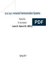ECE 5221 Personal Comm Systems - UMTS Basics (4