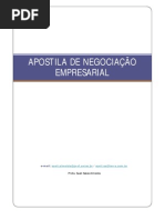 APOSTILA DE NEGOCIAÇÃO EMPRESARIAL