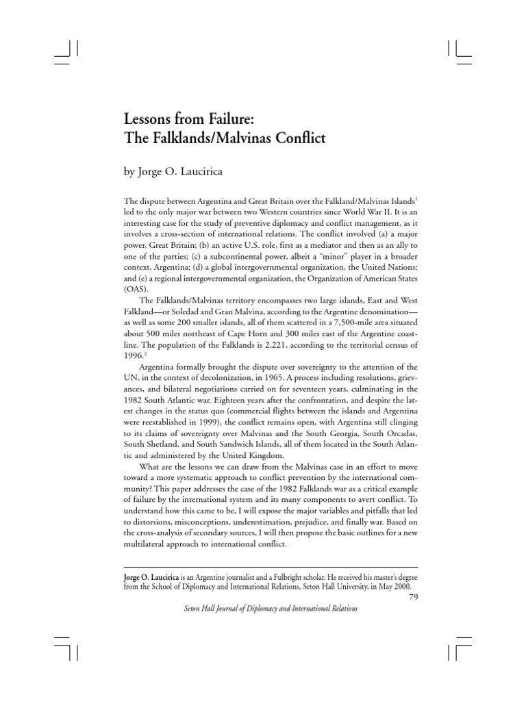 Falklands war dissertation 08 image