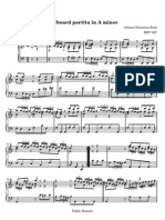 Bach, Johann Sebastian - Keyboard Partita in A Minor - Mutopia-4-Sarabande