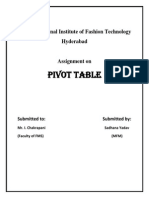 Pivot Table