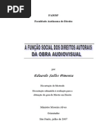 5.1 a Funcao Dos Direitos Autorais Na Obra Cinematografoca Nos Paises Ibero-Americanos (Eduardo Pimenta)