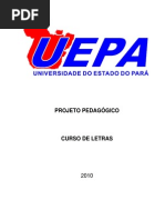 Projeto Político Pedagógico - Letras Língua Portuguesa - Universidade do Estado do Pará