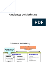 Ambientes de Marketing-Micro e Macro