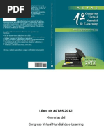 Libro de Actas 2012 - Memorias Del Congreso Virtual Mundial de e Learning
