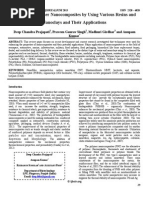 Download Review on Polymer Nanocomposites by Using Various Resins and Nanoclays and Their Applications  by IJBSTR SN168349290 doc pdf
