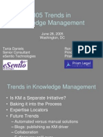 KM Update and Trends June 2005