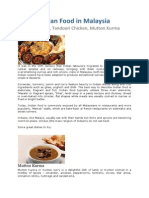 Indian Food in Malaysia: Roti Canai, Tandoori Chicken & Mutton Kurma