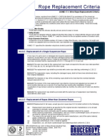 ASME17-1 - Wire Rope Replacement Criteria