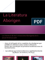 Literatura de La Colonia Indigena y Latinoamericana