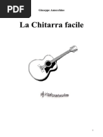 La Chitarra Facile Manuale Ottimo!!!! Tutti Gli Accordi Per Benino Mt