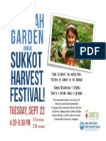 Flyer Sukkot Festival KG