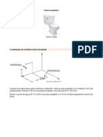 Caixa acoplada - instalacao