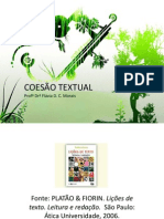 COESÃO TEXTUAL - Platão e Fiorin