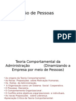 Teoria Motivacional e e Fatores Higienicos