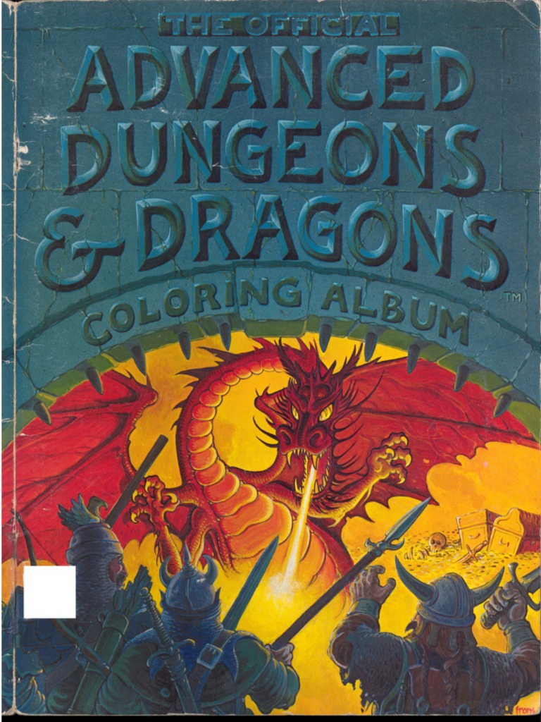 Download Official Advanced Dungeons and Dragons Coloring Book | Leisure Activities | Role Playing Games