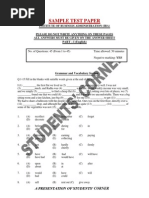 IBA Sample Test Paper