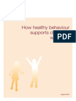 How healthy behaviour supports children’s wellbeing