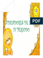 Indicadores de Logro 4 Periodo