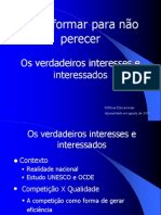 Transformar para Não Perecer, Trabalho