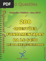 1697_lei de Inelegibilidade - Lc 64_90 - Apostila Amostra