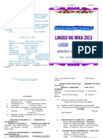Program Linggo NG Wika 2013