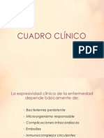 CUADRO CLÍNICO de Endocarditis